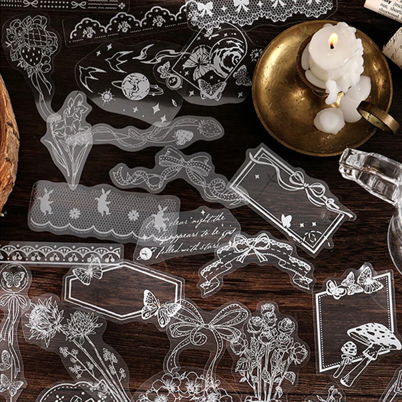 

30 шт./лот наклейки в стиле ретро для скрапбукинга, журнала, чехла для телефона