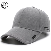fs 2021 spring mature baseball caps for men women outdoor sports golf cap black gray cotton breathable dad hats gorras hombre
