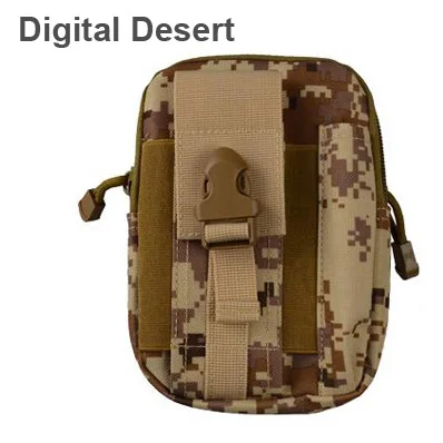 Digitial Desert Универсальная поясная Сумка Molle для телефона, сумка на пояс для iPhone 6, 7, 8 plus, samsung S5, S6, S8, S9, Спортивная нейлоновая тактическая поясная сумка - Цвет: Digitial Desert