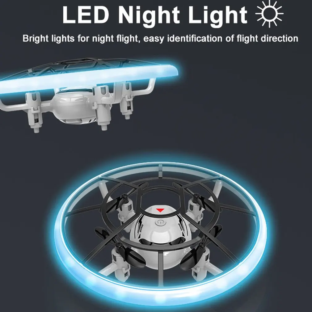 Мини Квадрокоптер индукционный Дрон умные часы дистанционное управление