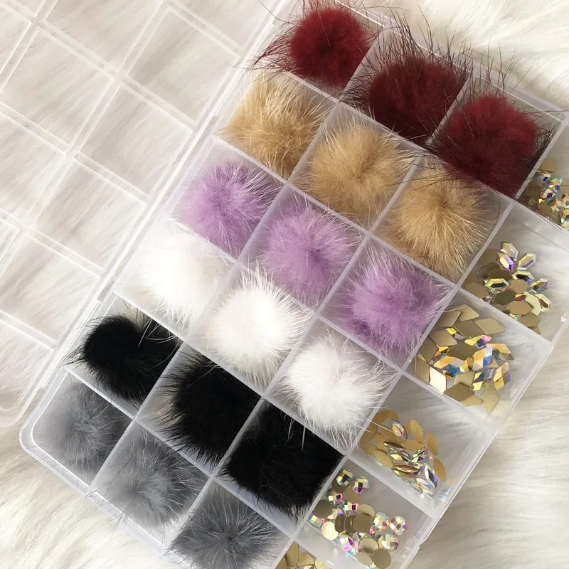 

new 18pcsNail 150pcs Combo Bing Box,Stunning Set For 3D Nail Decoration Rhinestone Gems