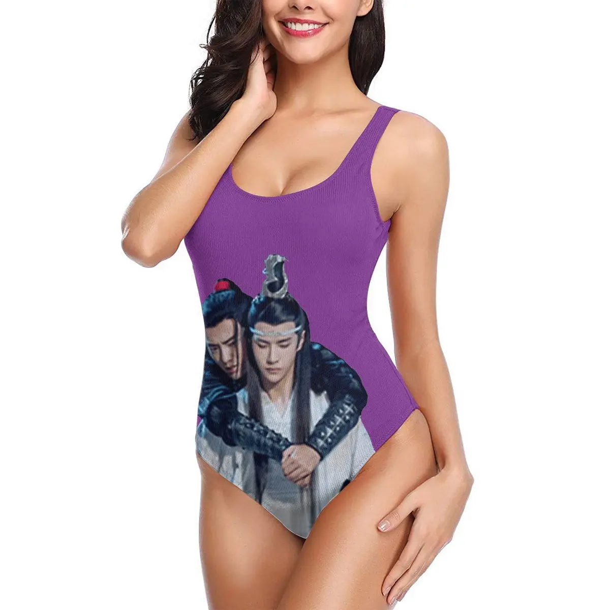 

Женский экзотический бикини 2021 года, женский слитный купальник с изображением дао МО то Си, женский купальный костюм wangxian