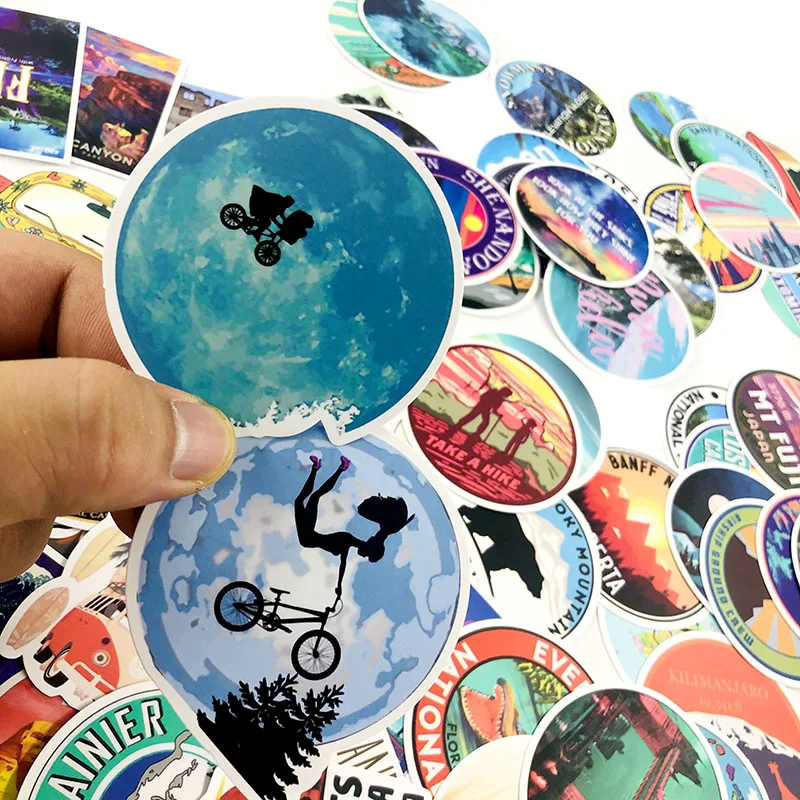 100 шт. модные аксессуары для скейтборда гитары мотоцикла украшения дома