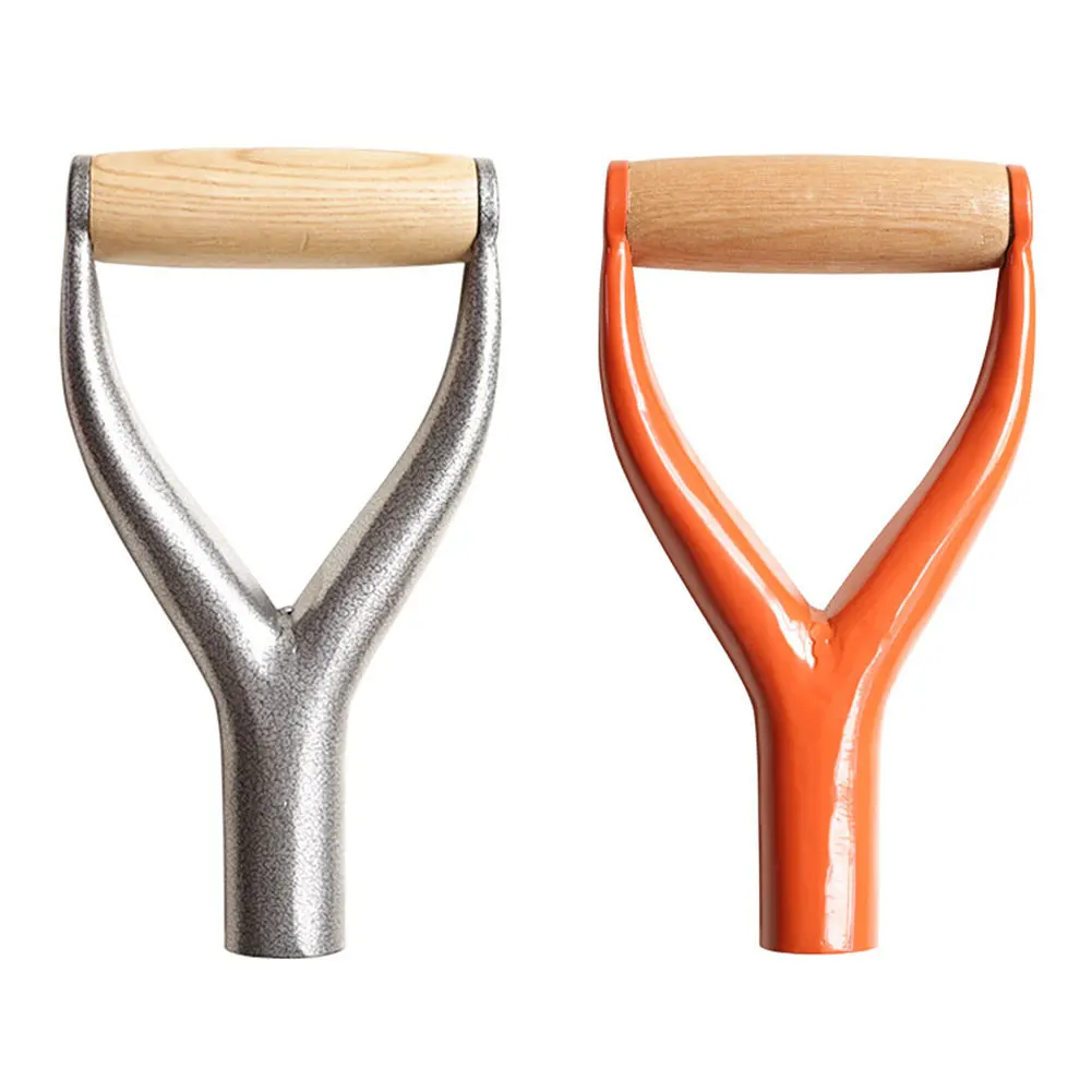 

Replacement Garden Tool Reusable Easy Install Raking Portable Home Shovel Handle Spade Fork For Digging Y Grip Solid Iron