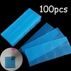 Синяя восковая алмазная живопись, 100 50 шт., восковая глина для точечных сверл, ручка, алмазная живопись, стразы, синяя грязь, 2x2 см