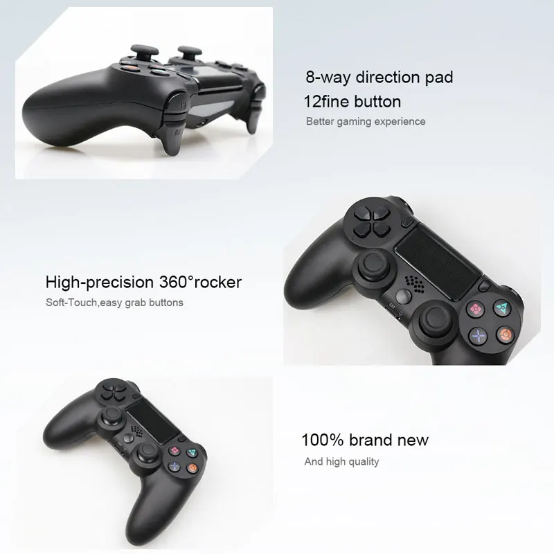 Bluetooth беспроводной/проводной контроллер для sony PS4 Геймпад Джойстик геймпады для PS3 консоли для Win 7/8/X