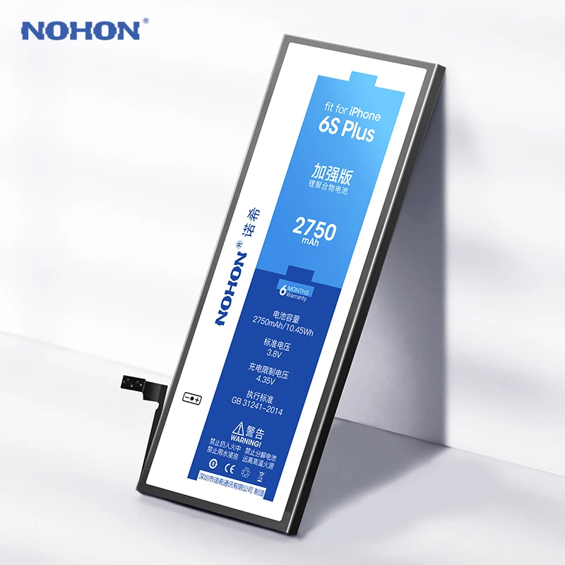Nohon аккумулятор для iPhone 6 S 6 7 8 Plus 6splus 6plus 7plus 8plus SE реальная емкость Замена литий-полимерный Bateria Бесплатные инструменты
