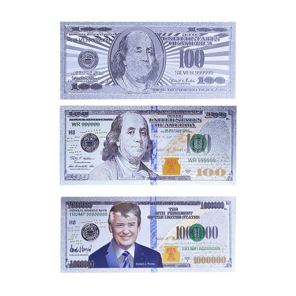 Оптовая продажа Дональд Трамп 2020 поддельные деньги доллары золотые банкноты США