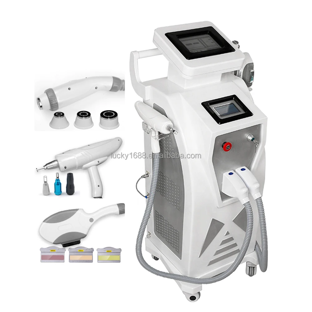 

Vertical 3 in 1 Elight OPT SHR Picosecond Laser IPL Permanent Hair Removal Beauty Machine