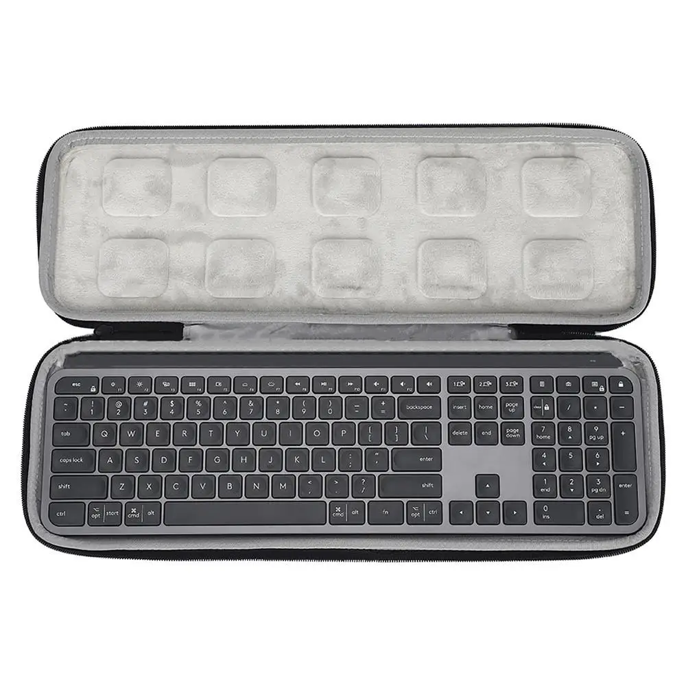 Case de Armazenamento do Teclado Case do Rato Bolsa de Armazenamento Duro para Logitech Teclado sem Fio Portátil Chaves Avançado Eva mx