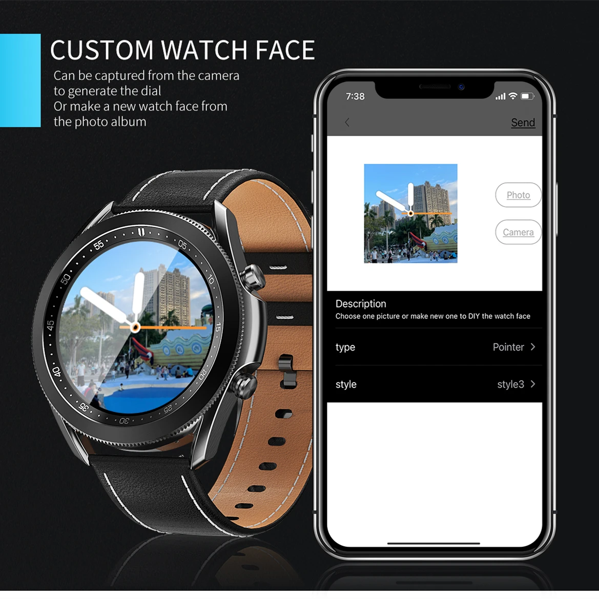 

Smart Watch Men Bluetooth Call Fitness Heart Rate IP68 Waterproof Sports Smartwatch Women For Huawei Android IOS Phone PK GTS 2