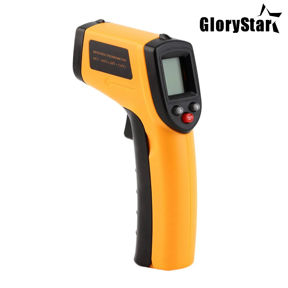 Цифровой инфракрасный термометр GloryStar GM320 с ЖК-дисплеем бесконтактный диапазоном