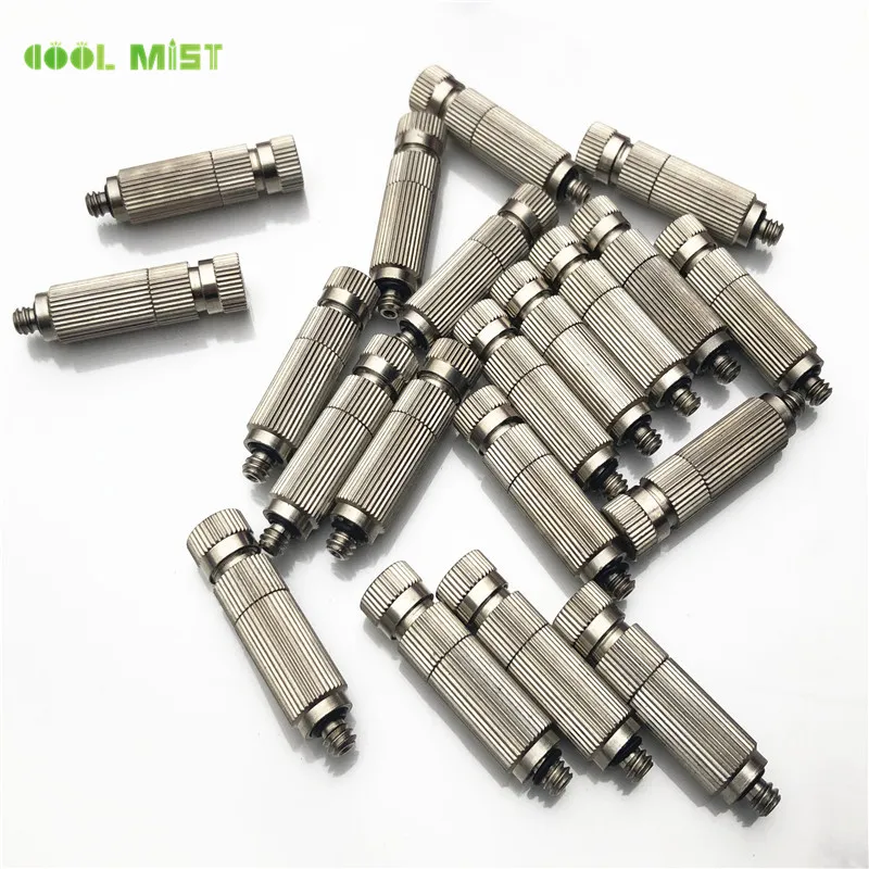 

H42 (0.1mm-0.8mm orifice) high pressure fine fog mist nozzles water spray mist sprayer for greenhouse humidification 20pcs/lot