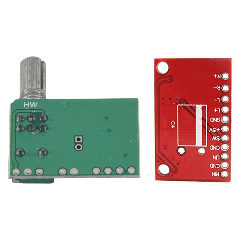 2 шт. PAM8403 Супер Мини цифровой усилитель мощности небольшой зеленый и красный |