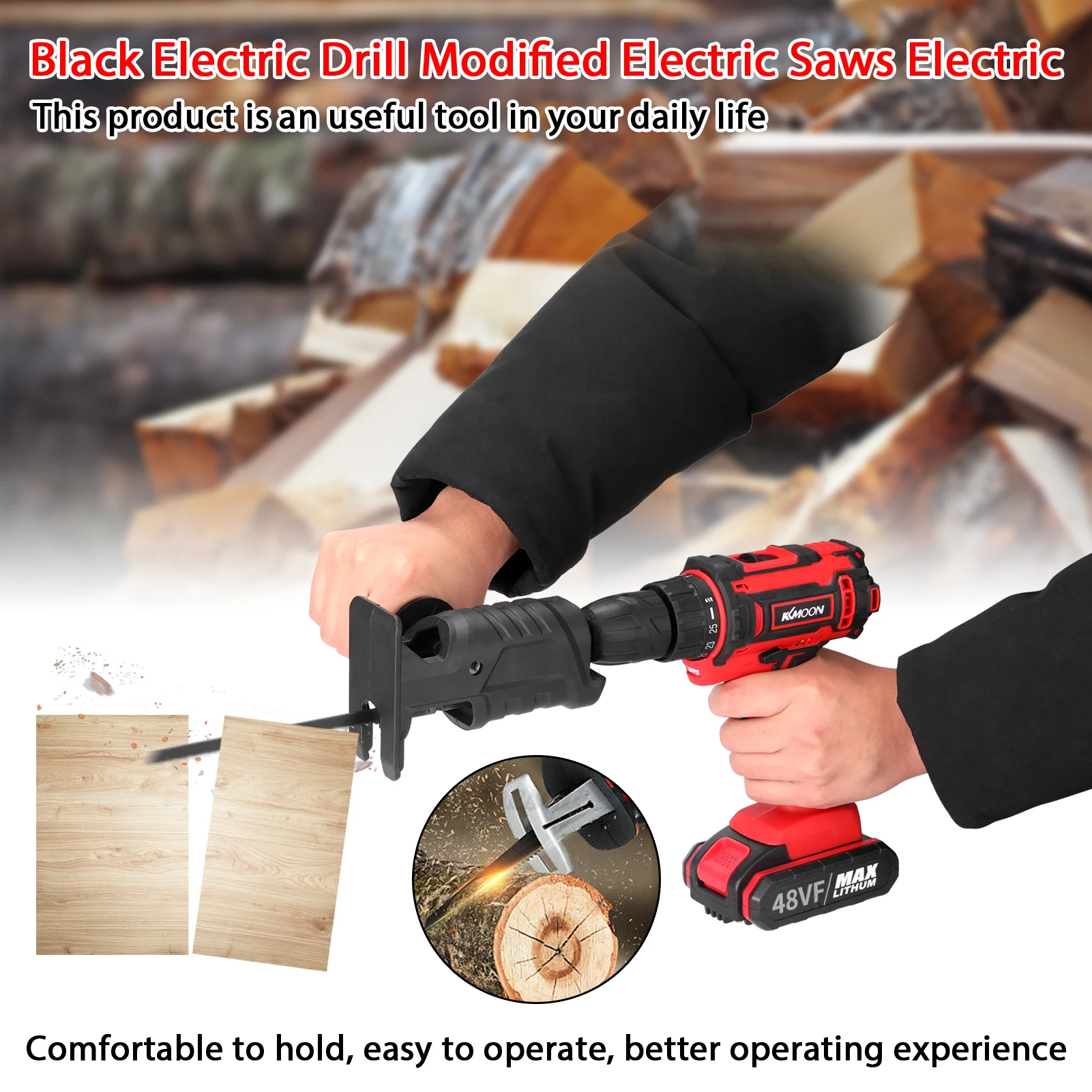 

Electric Drill Modified Electric Saws Electric Reciprocating Saws Household Saber Saws Power Drill to Jig Saws Woodworking Tools
