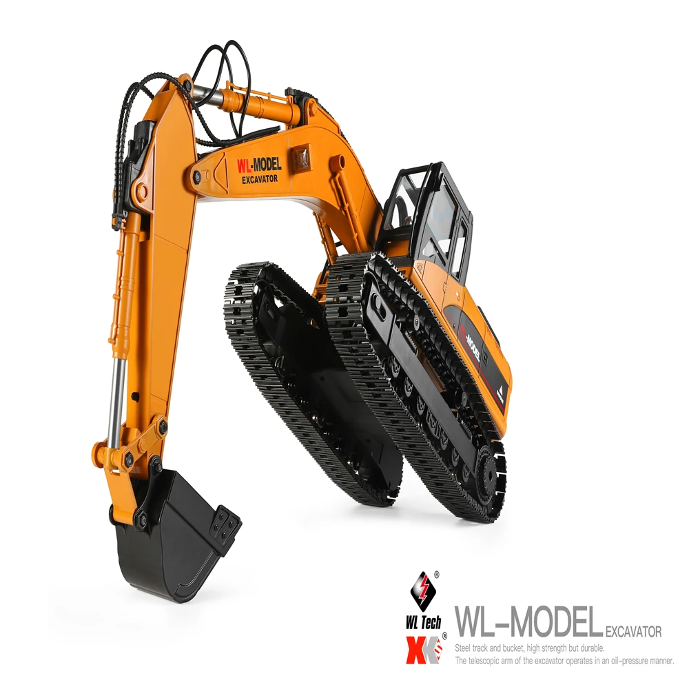 Масштаб 1/16 WLtoys 16800 радиоуправляемая модель экскаватора 2 4 ГГц с эффектом