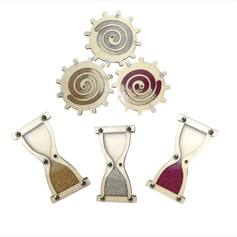 

Wooden Hourglass Toy Baby Busy Board Busyboard Toddler Montessori Early Childhood Education Puzzle Enlightenment Diy Accessories
