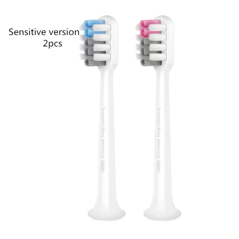 2pcs sensitive type Новая Xiaomi Doctor · B Водонепроницаемая звуковая электрическая зубная щетка портативная перезаряжаемая Беспроводная ультразвуковая зубная щетка Ультра звуковая зубная щетка - Цвет: 2pcs sensitive type