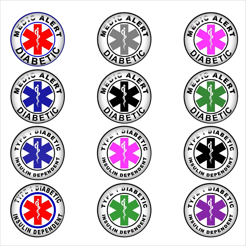 Медное оповещение диабетическое стекло кнопка оснастки DIY Ювелирные изделия