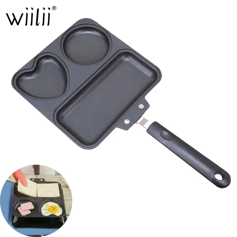 Сковорода для омлета Wiilii сковорода яиц ветчины блинов сковородок креативная