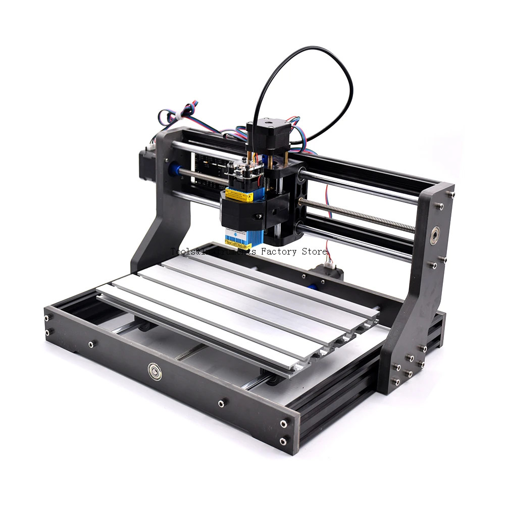 15 Вт CNC3018 Pro лазерный гравировальный станок ER11 15000 МВт фрезерный станок для дерева PCB фрезерный станок для резьбы по дереву CNC 3018 PRO GRBL