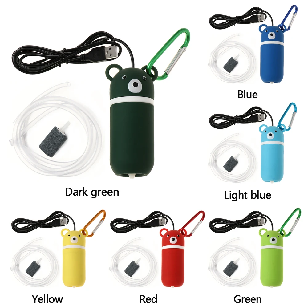 Мини USB аэратор воздушный насос аквариумный бесшумный кислородный садовый