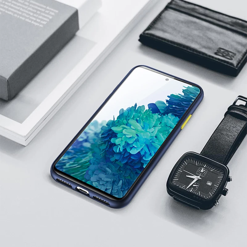 Чехол Rzants для Samsung Galaxy S20 FE мягкий чехол с защитой от отпечатков пальцев