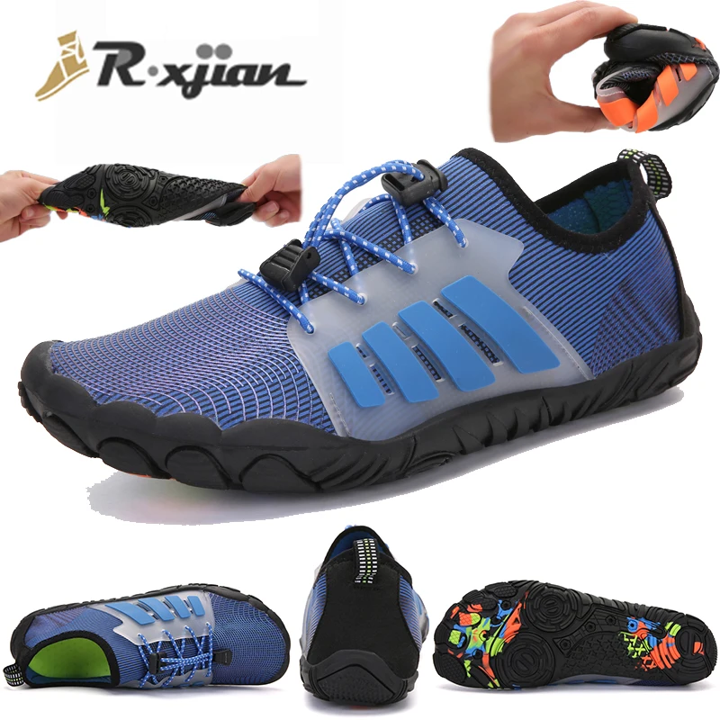 

The Latest Adult Multifunctional Shoes Shock Absorption Fitness Shoes Non-Slip Wear-Resistant Cycling Shoes Beach Wading Shoes