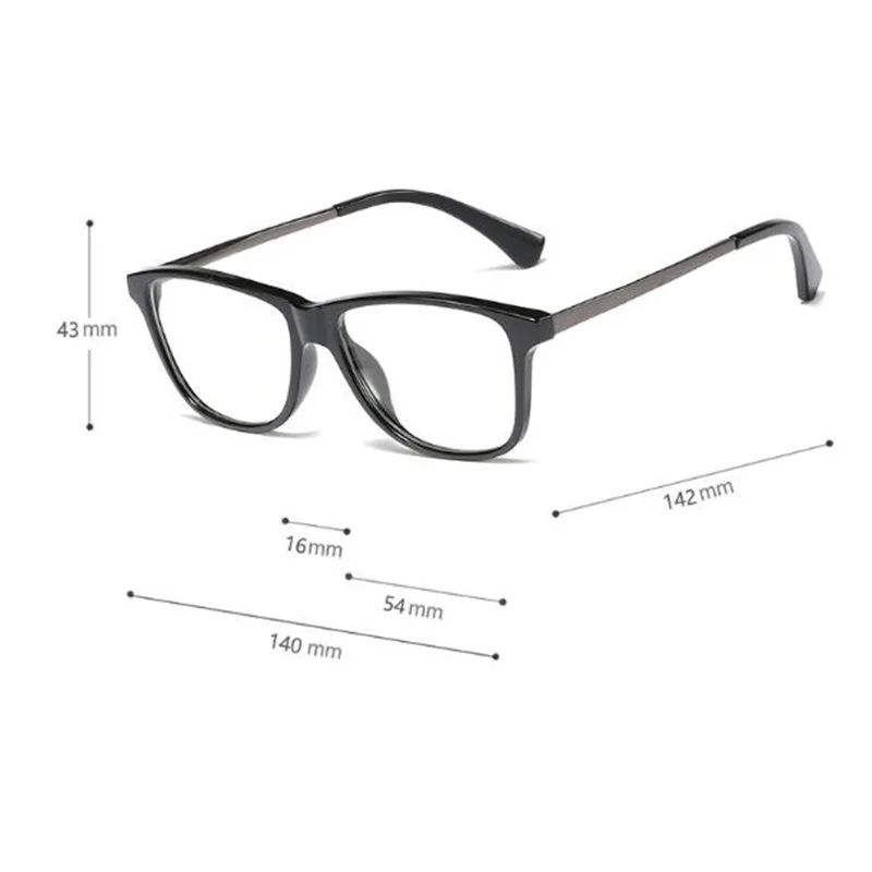 TR90 мужская деловая Повседневная оправа для очков Весенняя петля высокое