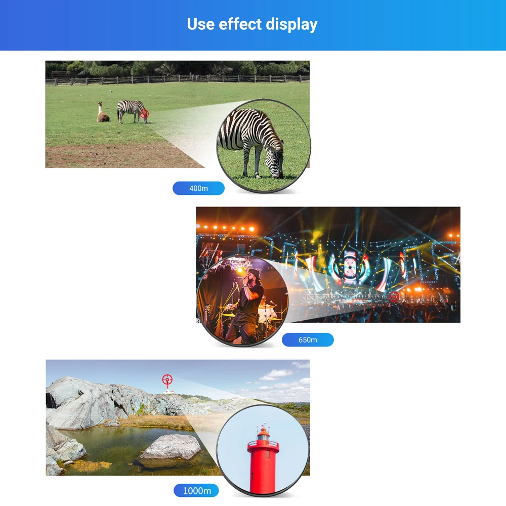 

Professional Binoculars 10X25 With BAK4 Prism High Powered Zoom Binocular Portable Hunting Telescope For Sports Travel Camping