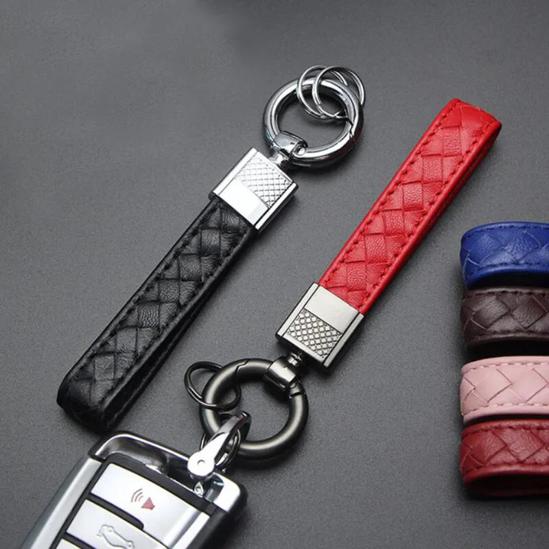 CDCOTN автомобильный брелок для ключей с креативный Кожаный Автомобильный брелки