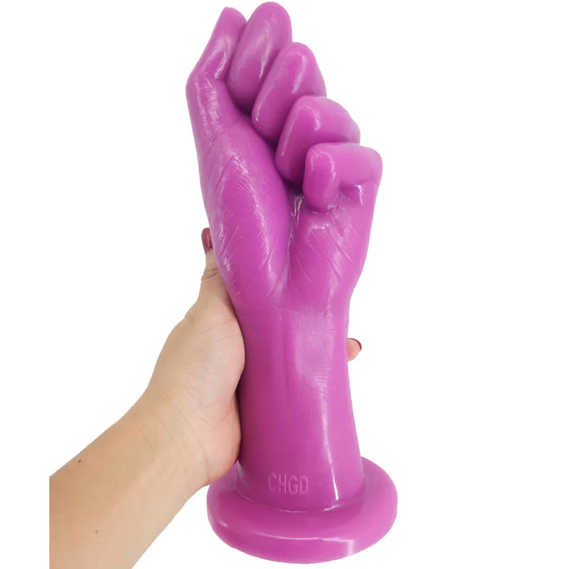 Фаллоимитатор в виде кулака стимут точки G силиконовая кожа реалистичный на