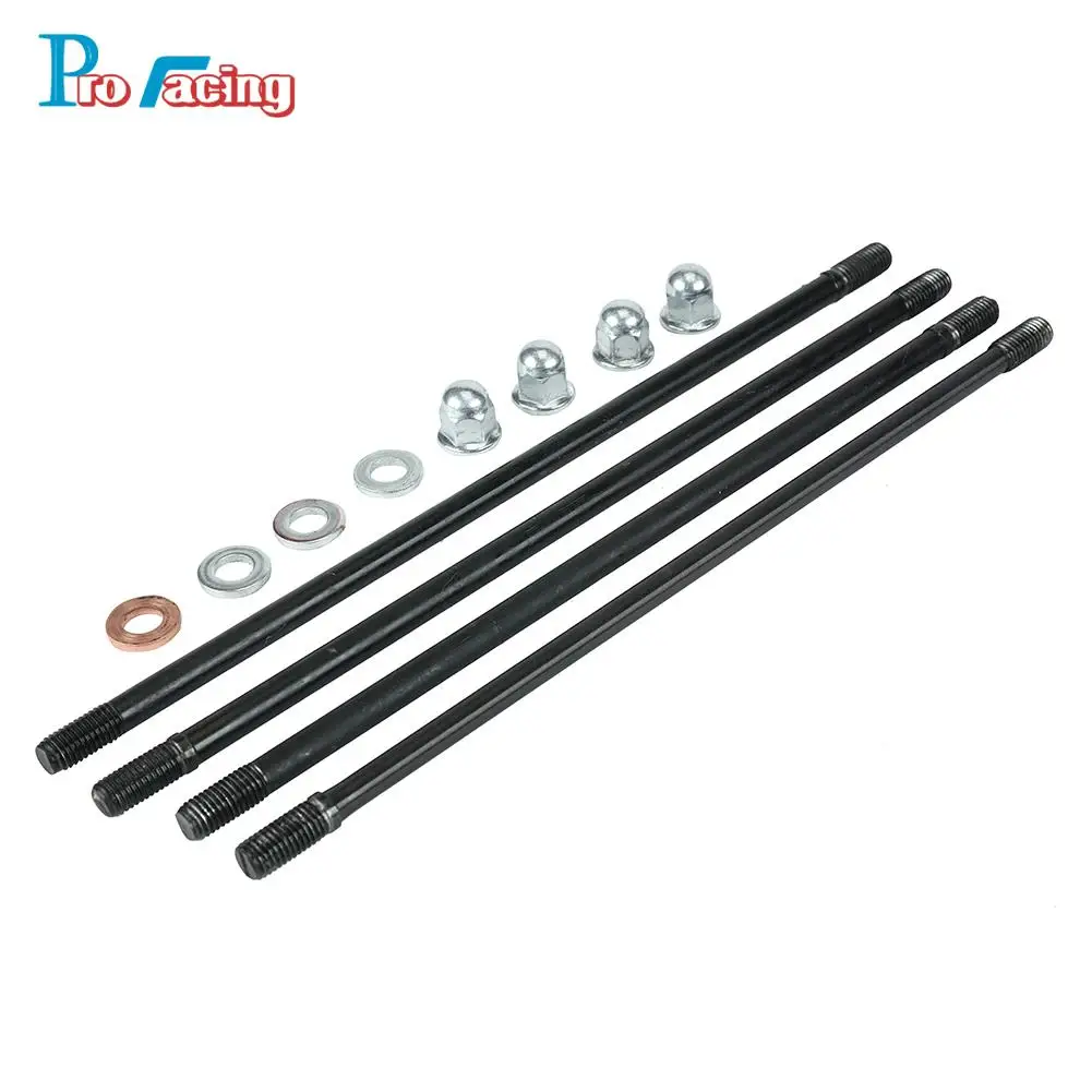 

Motorcycle Engine Cylinder Head stud Bolts Set For Lifan 125cc Horizontal Kick Starter Engines Accessory Motocross Dirt Pit Bike