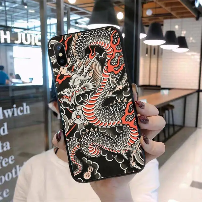 

Red Dragon Phone Cases for iPhone 11 12 pro XS MAX 8 7 6 6S Plus X 5S SE 2020 mini
