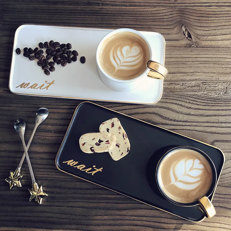 Европейский роскошный набор кофейных чашек для послеобеденного кафе Бытовая