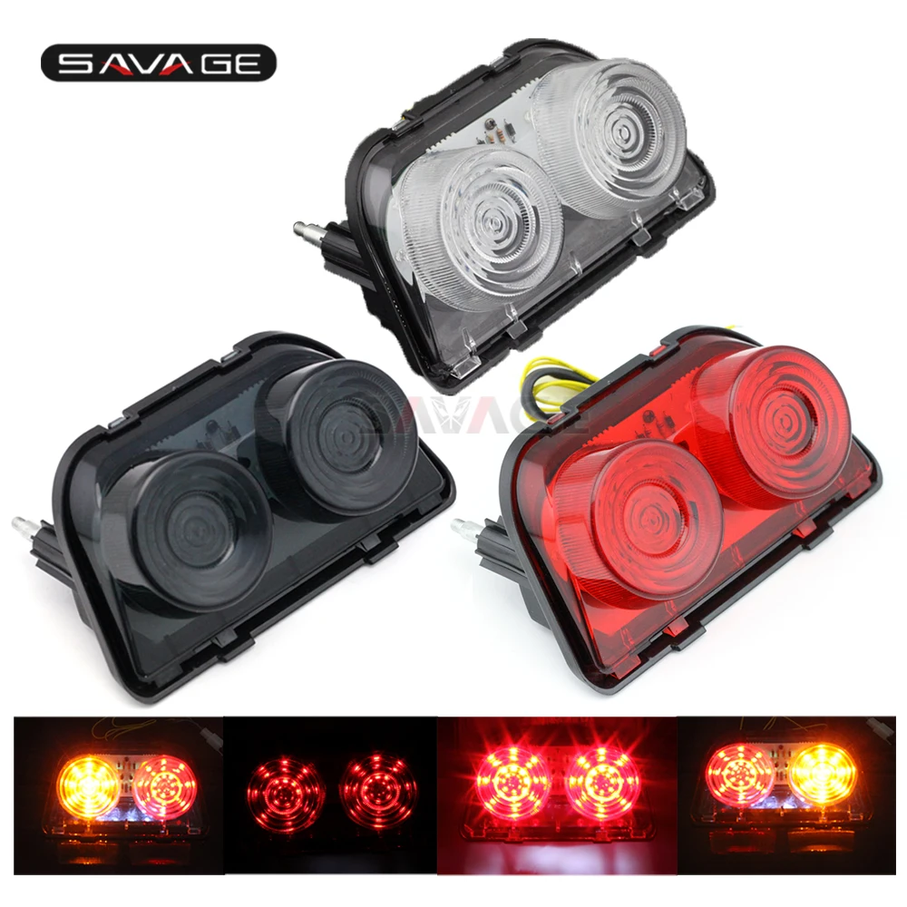 Светодиодный задний стоп светильник сигнал поворотный для HONDA CBR250 MC19 MC22 CBR400 NC23 NC29