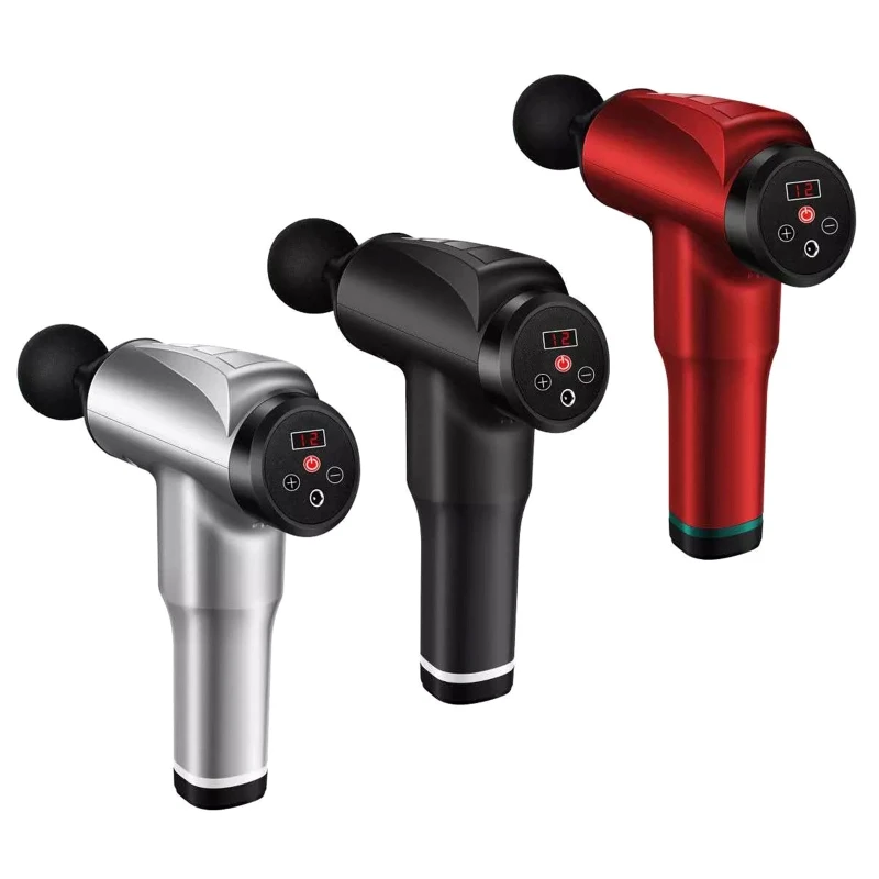 Портативный Ручной Ударный глубокий массажер для мышц релаксация тела с 5