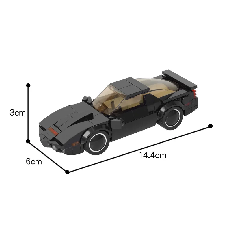 

Diy KITT - Knight Movie Rider (+KARR) Car Vehicle Model Building Blocks Bricks High-Tech Car for Self Assembly Children's Toys