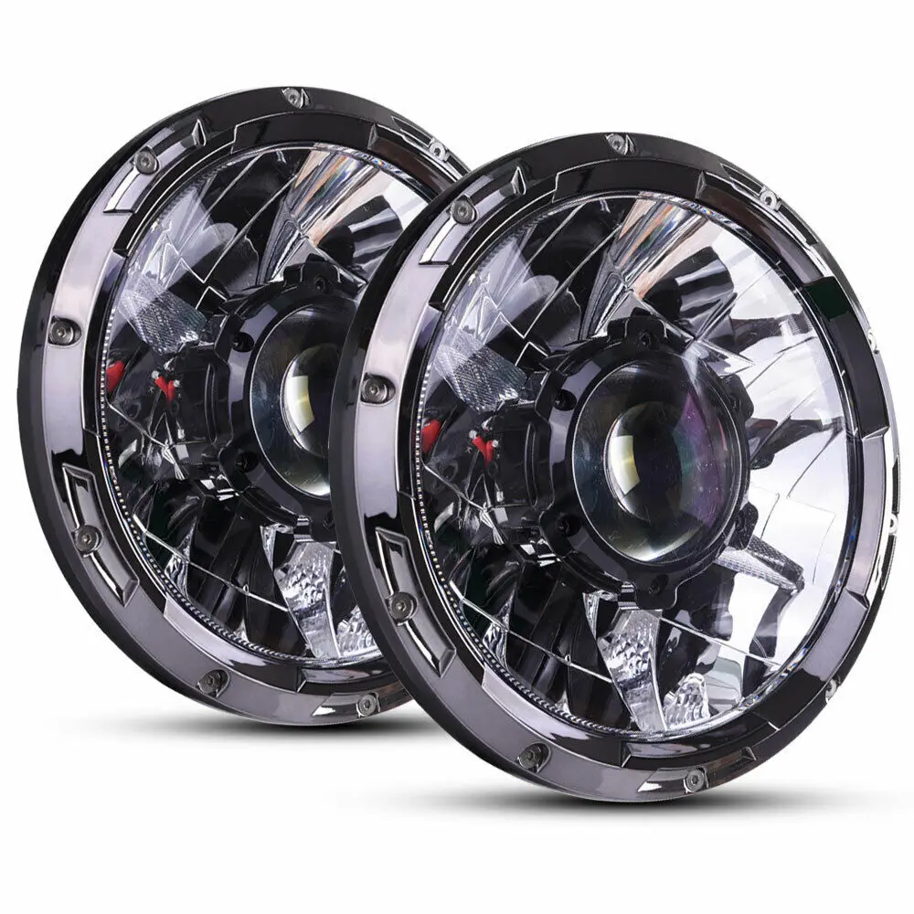 

1 светодиодный светодиодных лазерных светильников, 7 в, для внедорожных фар, замена для 07-17 Jeep JK, 2 двери/4 двери для 04-06 LJ, неограниченный