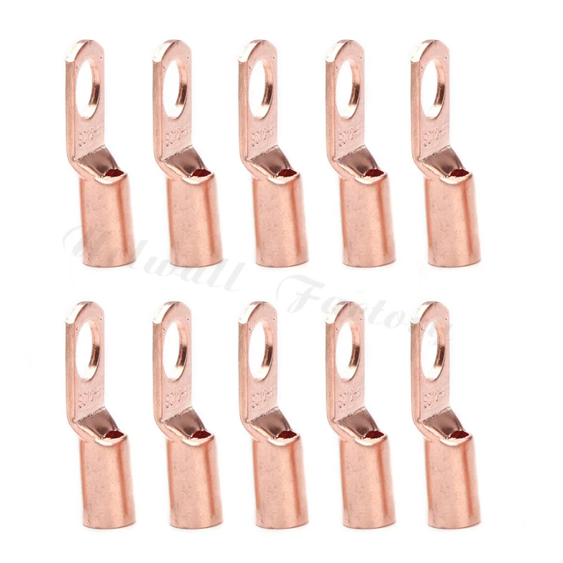 10Pcs SC16-8 Copper Ring Terminals Connector Cable Lugs Eyelet Splice Battery Bolt Hole | Обустройство дома
