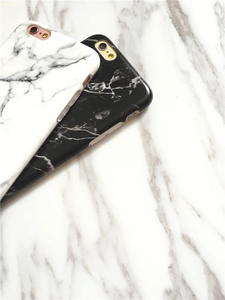 Простые черно-белый мраморный 8Plus чехол для Apple XSMAX IPhone7Plus матовый мягкий |