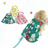 stylish pet dress fashionable soft texture rabbit guinea pig dress harness set pet clothes pet costume
