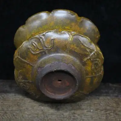 

Antique porcelain ornament lotus dragon head tea cup