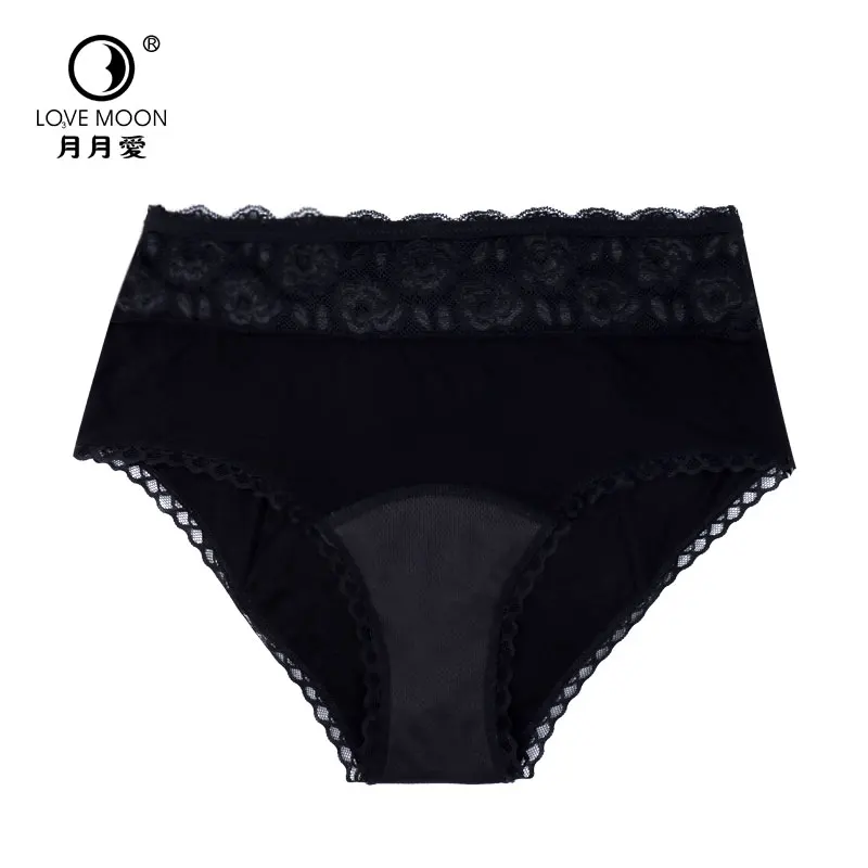 Сексуальные женские менструальные трусики для физиологического периода 4 слоя с