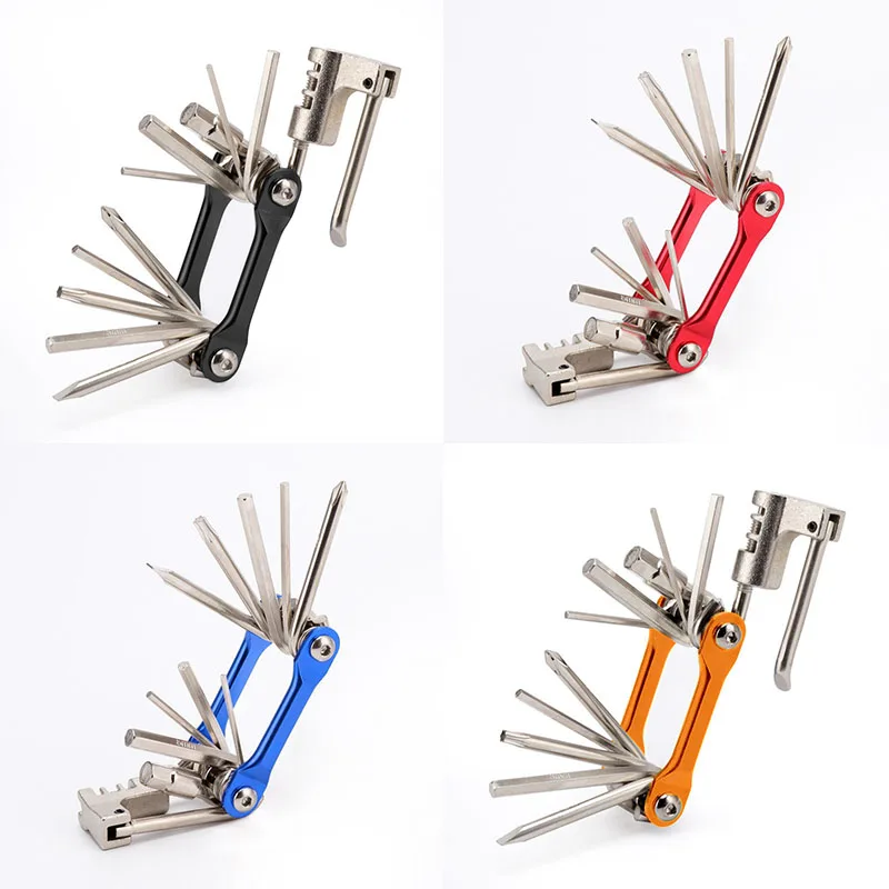 

Multi-tool Bicycle Repair Tools 10 In 1 Kit Screwdriver Hex Spoke Wrench