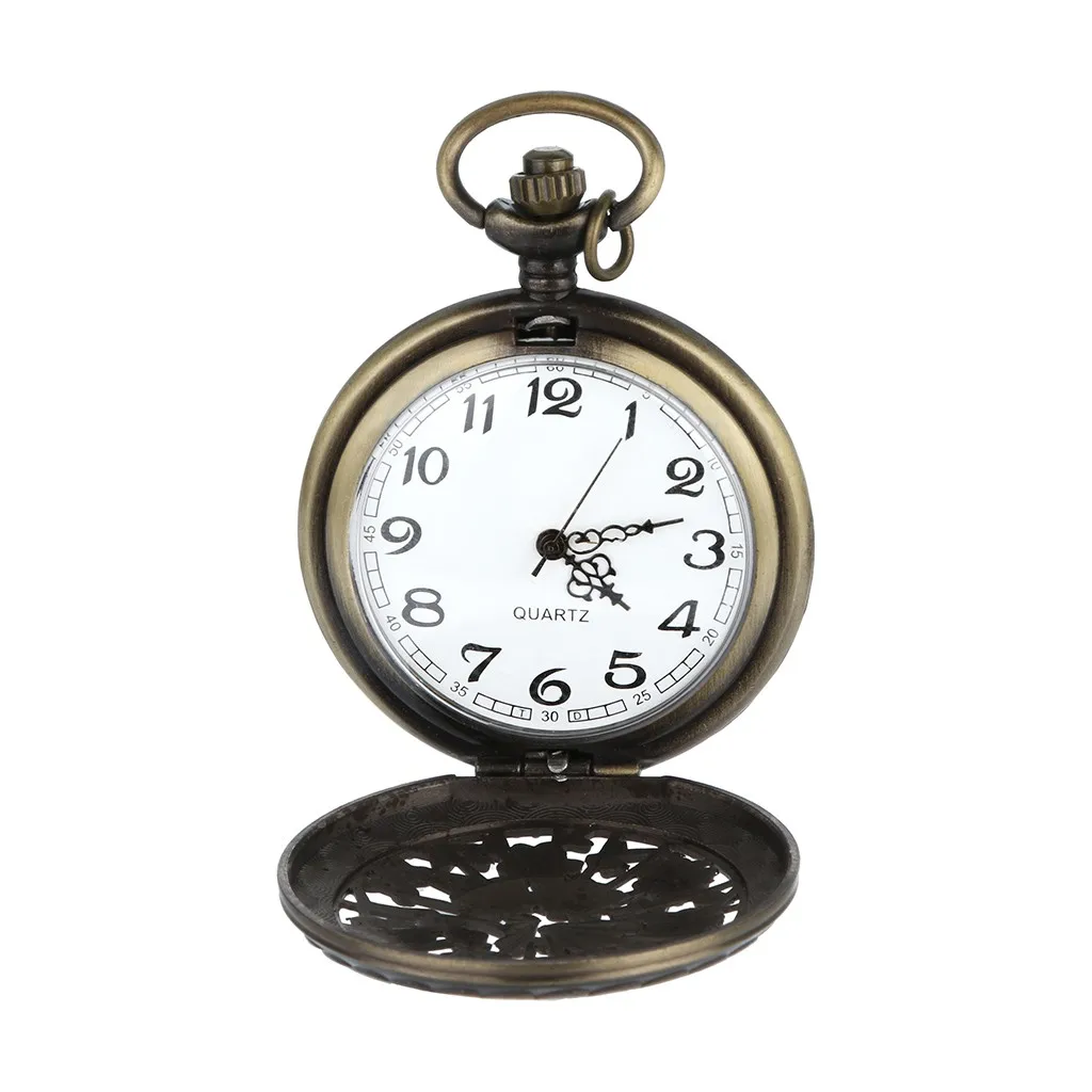 Карманные часы с индивидуальным рисунком стимпанк ВИНТАЖНЫЕ КВАРЦЕВЫЕ римские