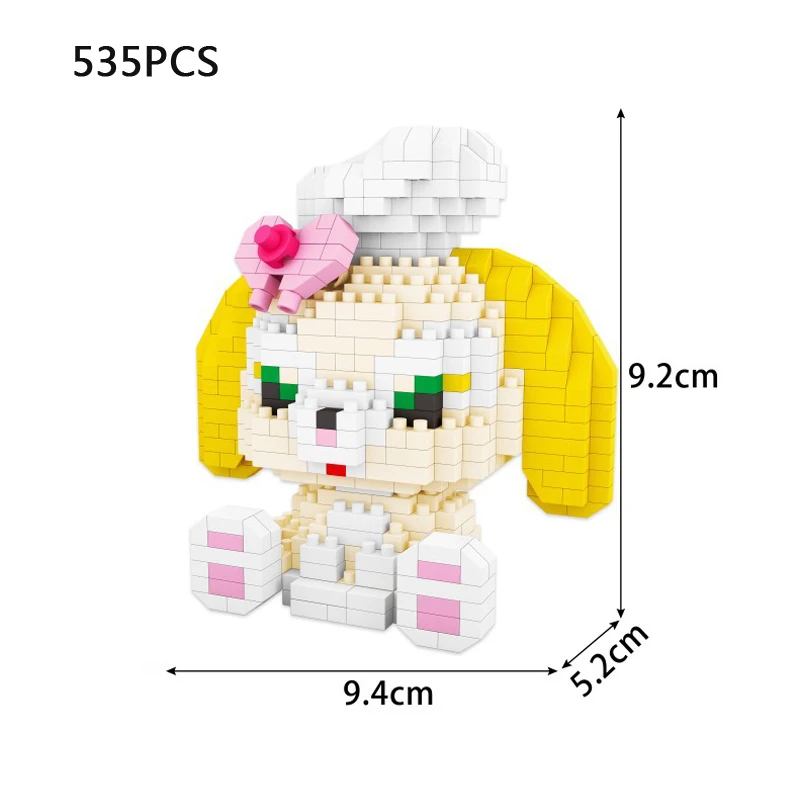 Fairyland cartoon figure shelliemay Duffy bear micro diamond block Gelatoni nanobrick stellalou cookie LinaBell fox brick toy | Игрушки и