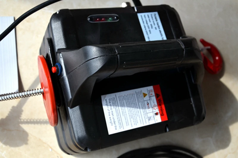 Портативная электрическая лебедка 300 кг с дистанционным управлением Тяговая