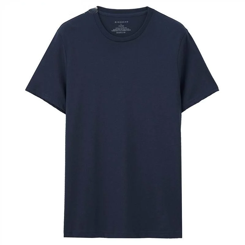 

Giordano Men T Shirt Cotton Short Sleeve 3-pack Tshirt Solid Tee Summer Beathable Male Tops Clothing Camiseta Masculina 01245504