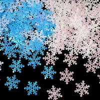 270Pcs Lot Mini Snowflake Confetti Ice Sequins DIY Wedding Throw Christmas Home Party Decor Phone Case Gifts Accessories Supply
